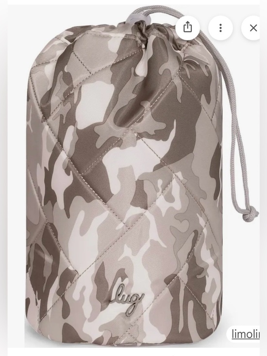 lug Handbags - LUG - Tumbler Storage Pouch quilted Camo Taupe